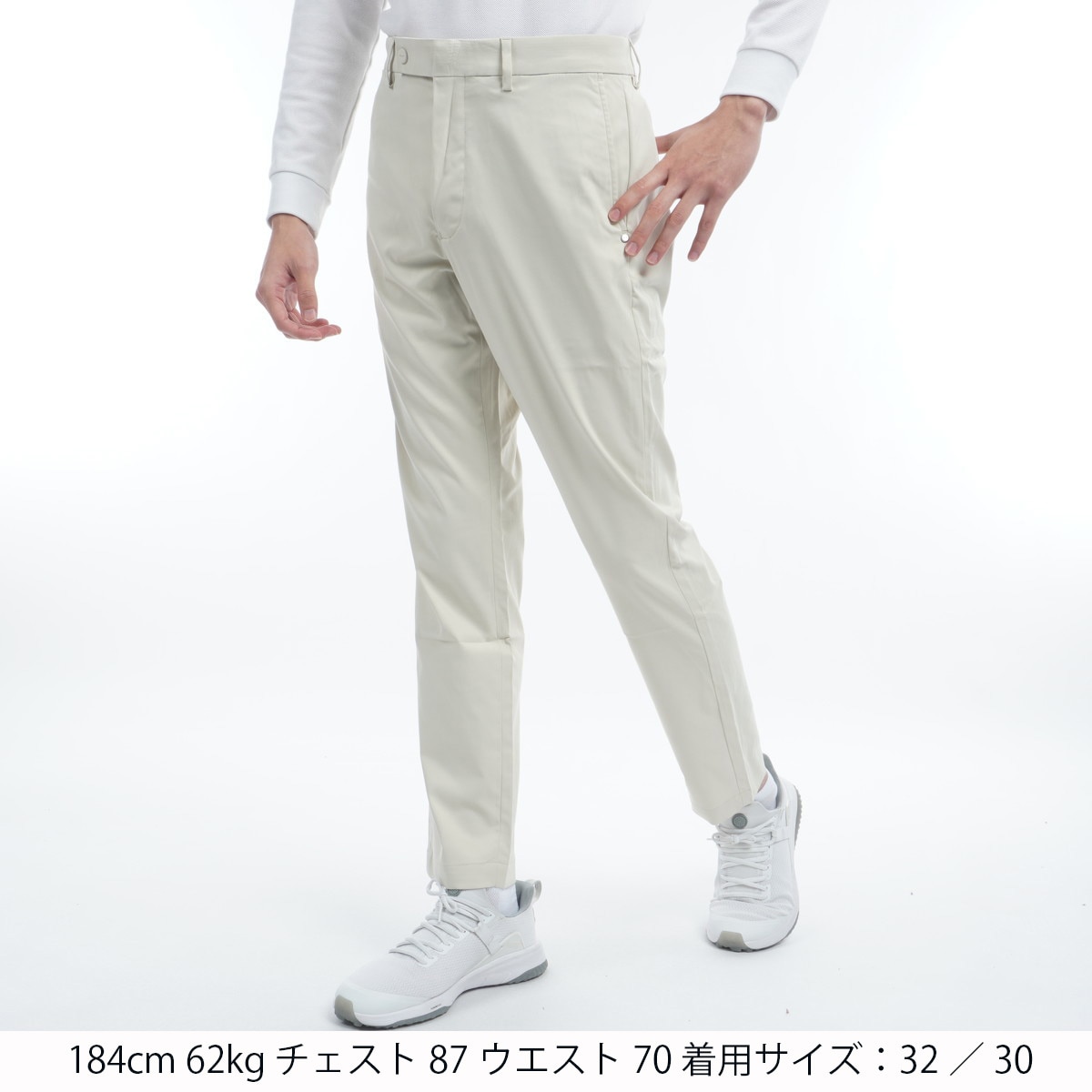 送料無料 お RLX ゴルフパンツ(ロングパンツ スリムフィット ストレッチ メンズウェア