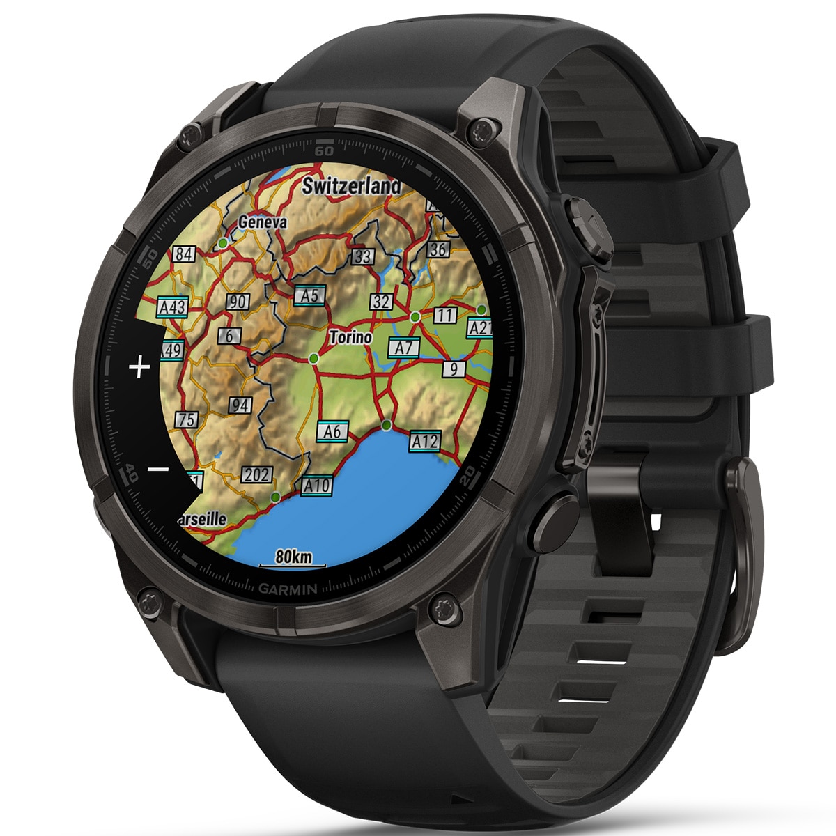 fenix 8 AMOLED 47mm Ti Carbon Gray DLC／Black(距離測定器)|GARMIN(ガーミン)の通販 -  GDOゴルフショップ(0000758239)