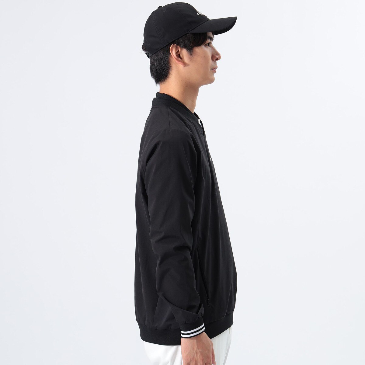 BEAMS GOLF ORANGE LABEL 撥水ナイロン Vネック プルオーバー