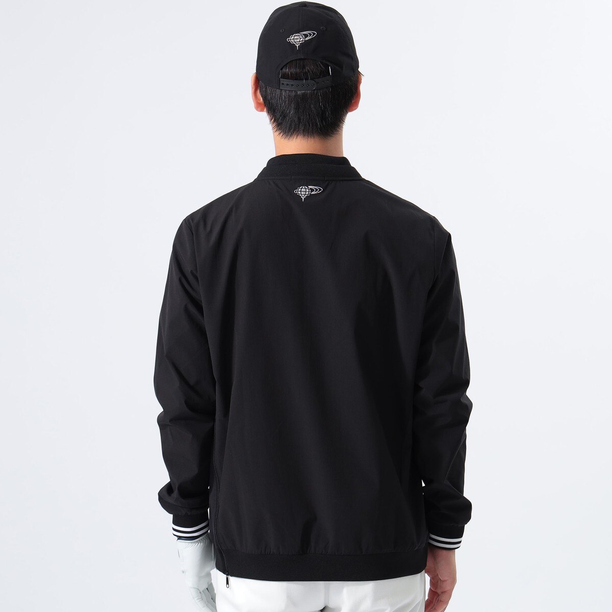BEAMS GOLF ORANGE LABEL 撥水ナイロン Vネック プルオーバー