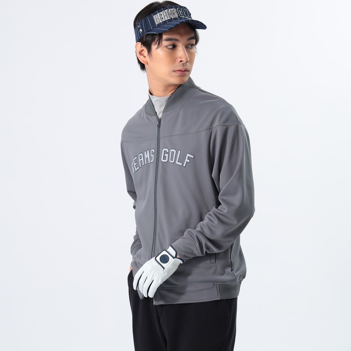 Golfickers グレー ジャケット Lサイズ BEAMS コラボ BEAMS GOLF（ビームス ゴルフ）〈MEN〉ORANGE LABEL