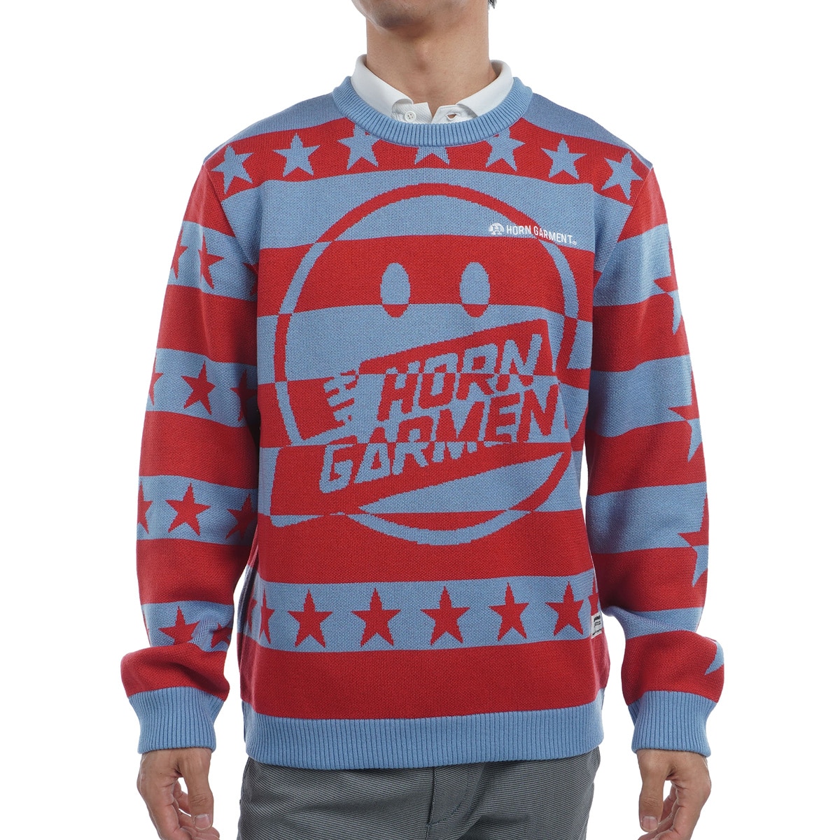 ホーンガーメント HORN G.M.T クルーネック長袖スウェット レディス ホーンガーメント HORN G.M.T クルーネック長袖セーター