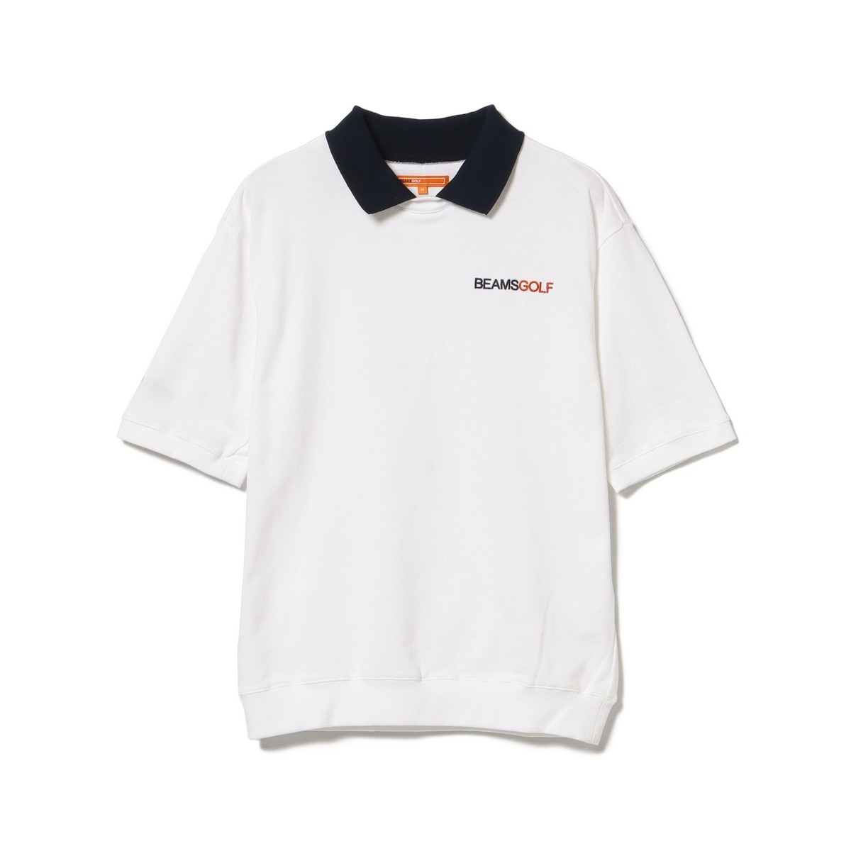 ORANGE LABEL 襟付き 裏毛プルオーバー(半袖シャツ・ポロシャツ