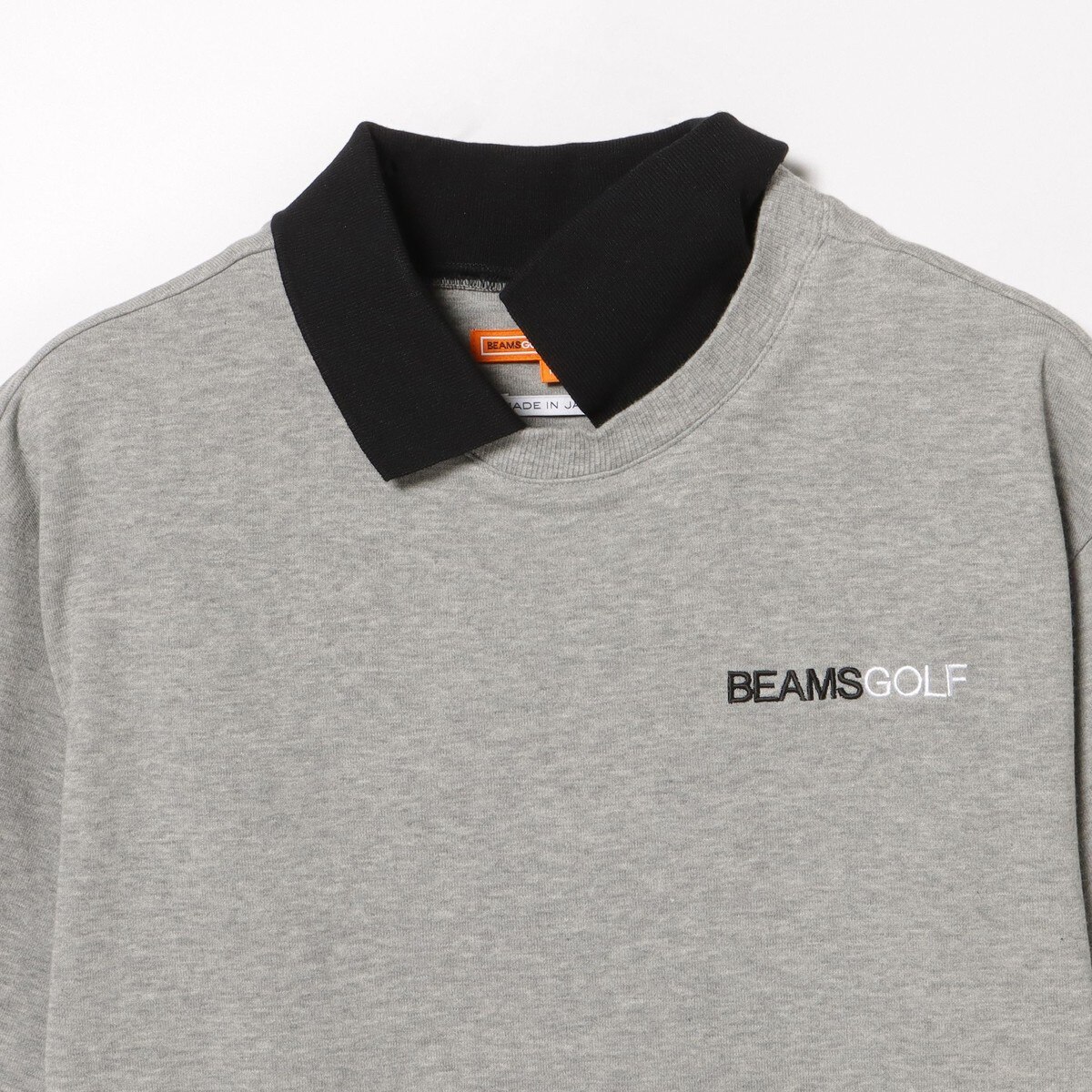 ORANGE LABEL 襟付き 裏毛プルオーバー(半袖シャツ・ポロシャツ