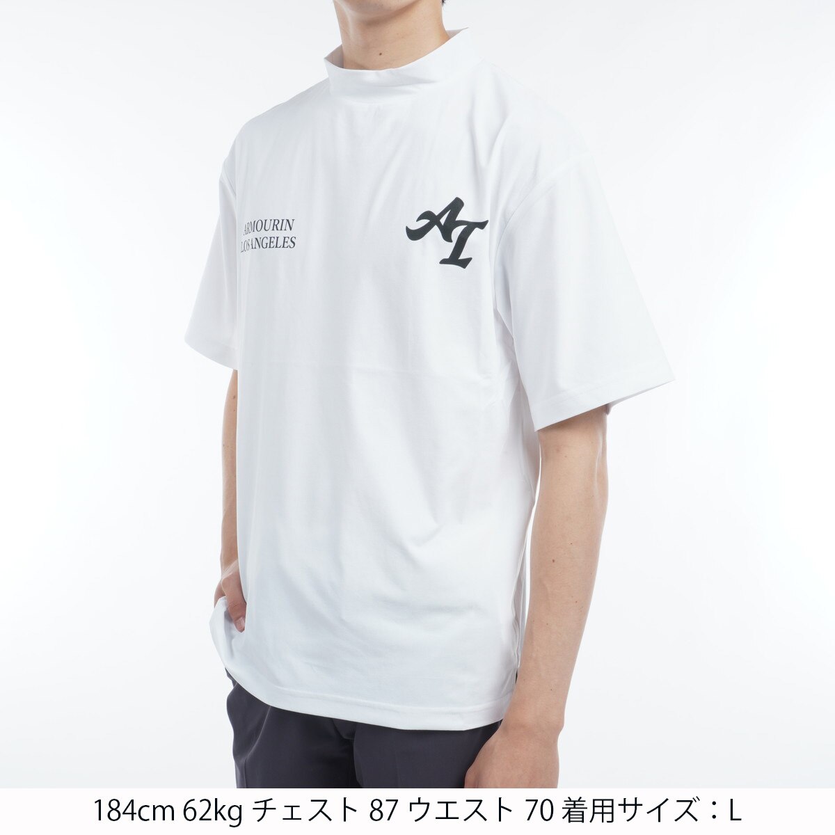 ルーズ モックネック 半袖Tシャツ(半袖シャツ・ポロシャツ)|ARMOURIN