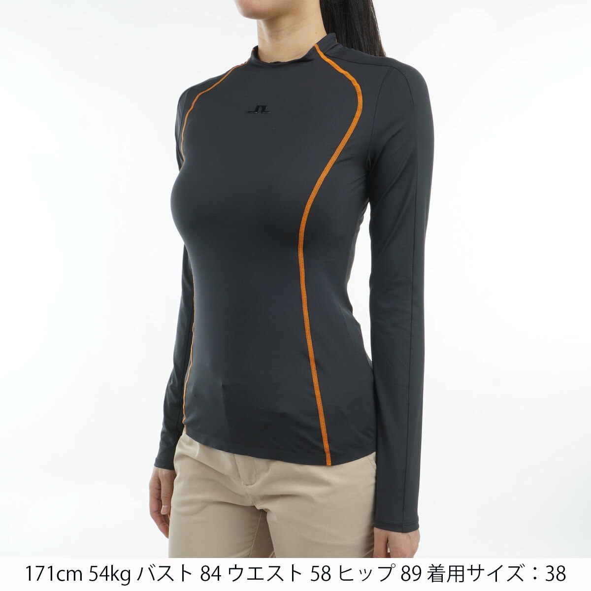 セール・アウトレット】ストレッチ ソフトコンプレッション モック