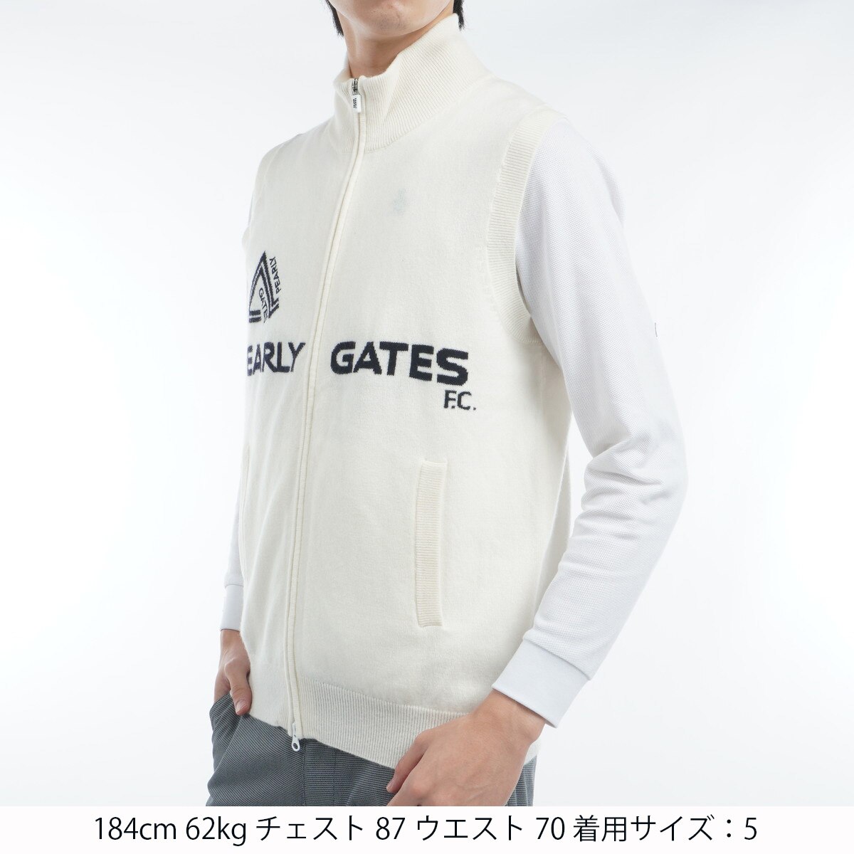 セール・アウトレット】天竺ニットベスト(ベスト)|PEARLY GATES