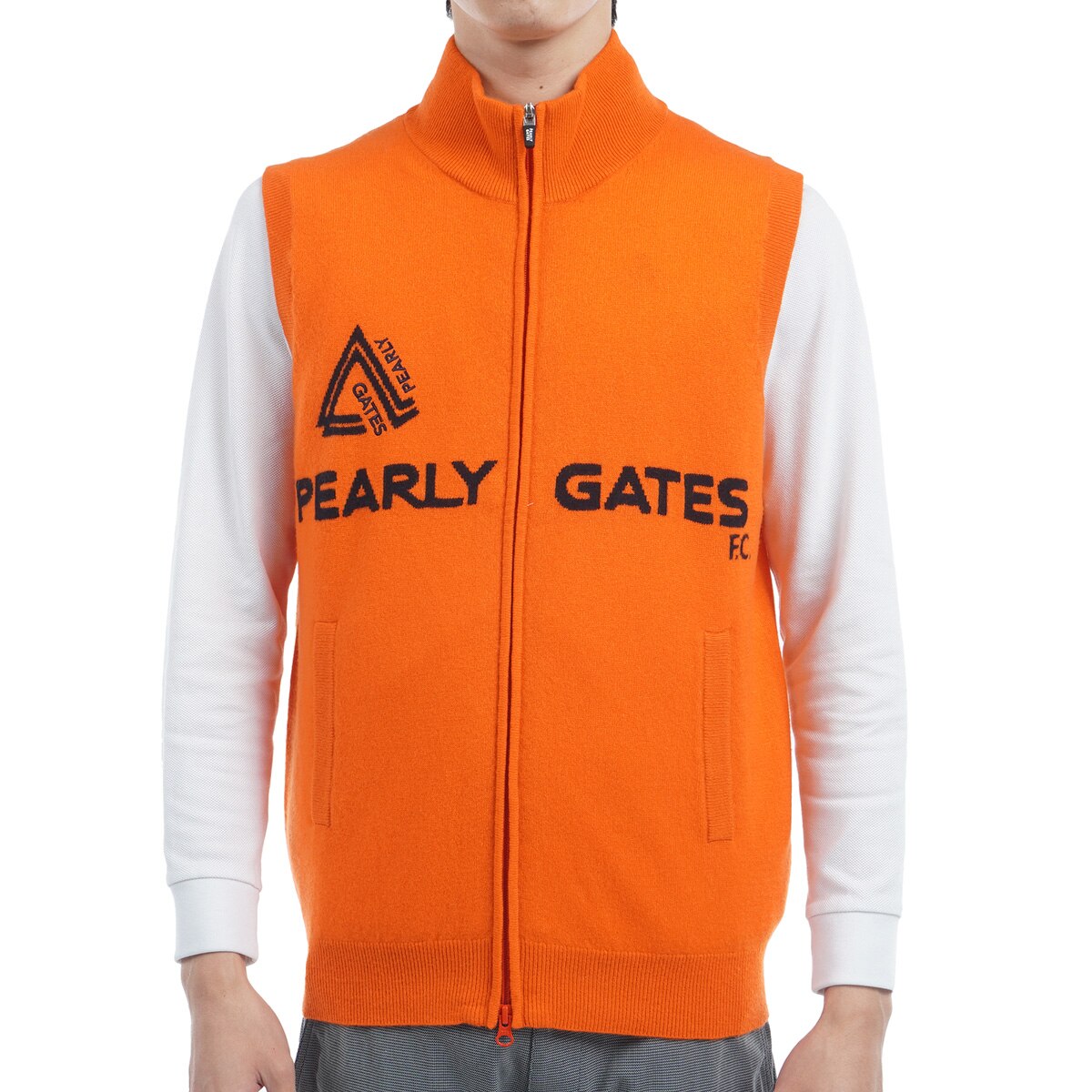 セール・アウトレット】天竺ニットベスト(ベスト)|PEARLY GATES