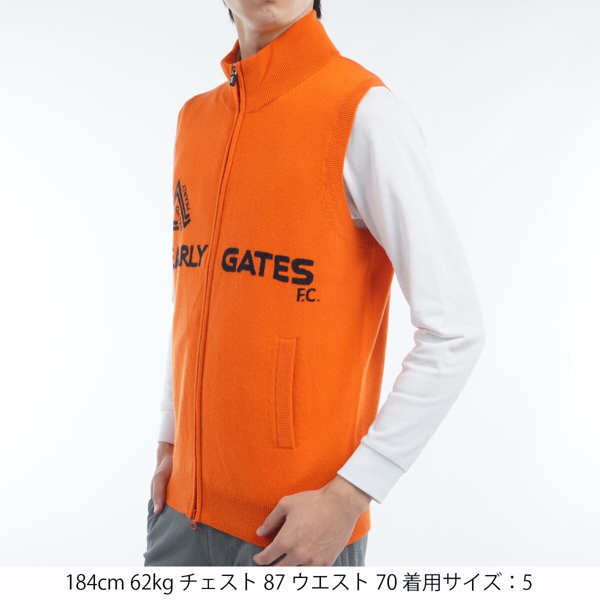 セール・アウトレット】天竺ニットベスト(ベスト)|PEARLY GATES