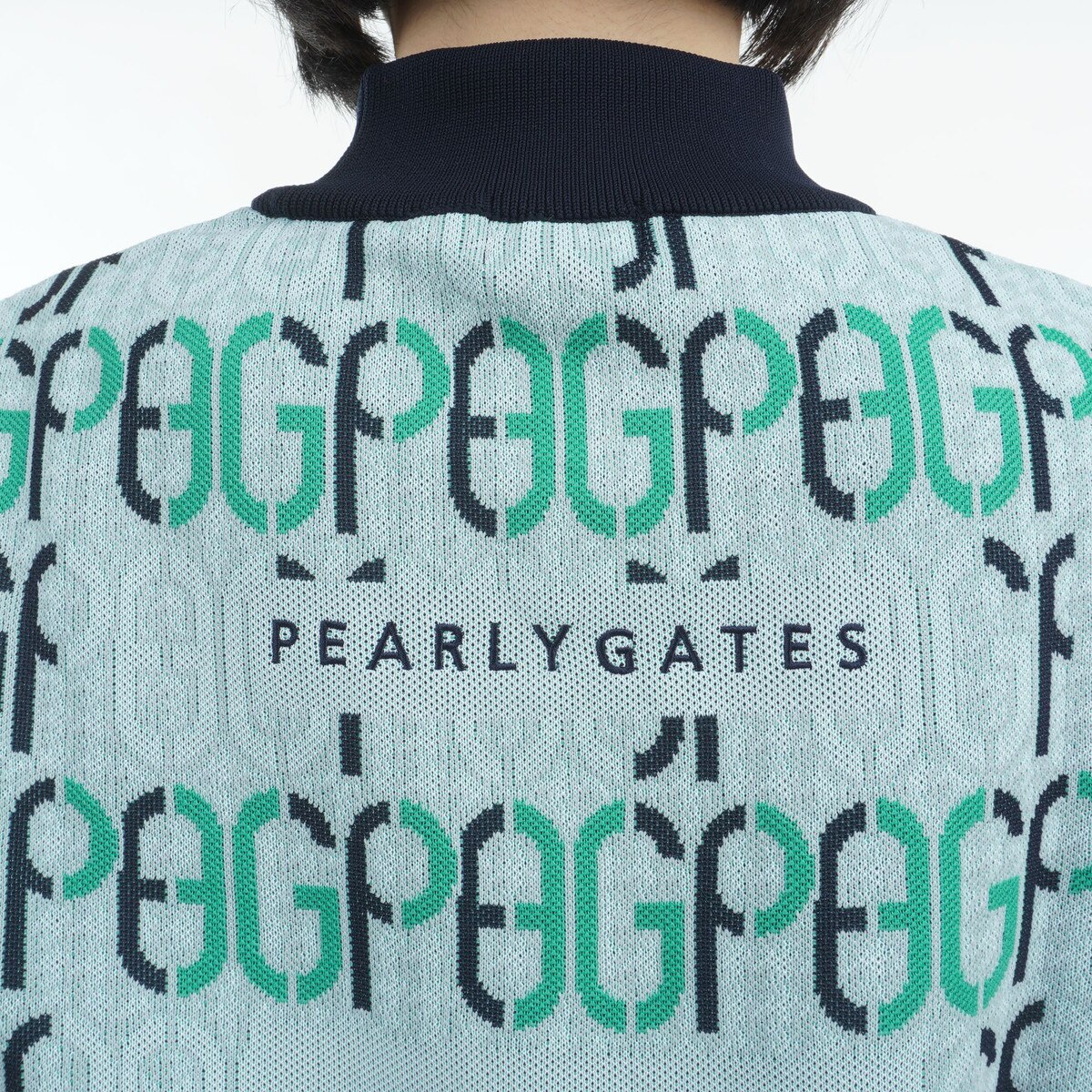 PEARLY GATES/アモッサロゴジャカード PGクサリ柄丸首セーター 楽天市場】パーリーゲイツ PEARLY GATES アモッサロゴジャカード
