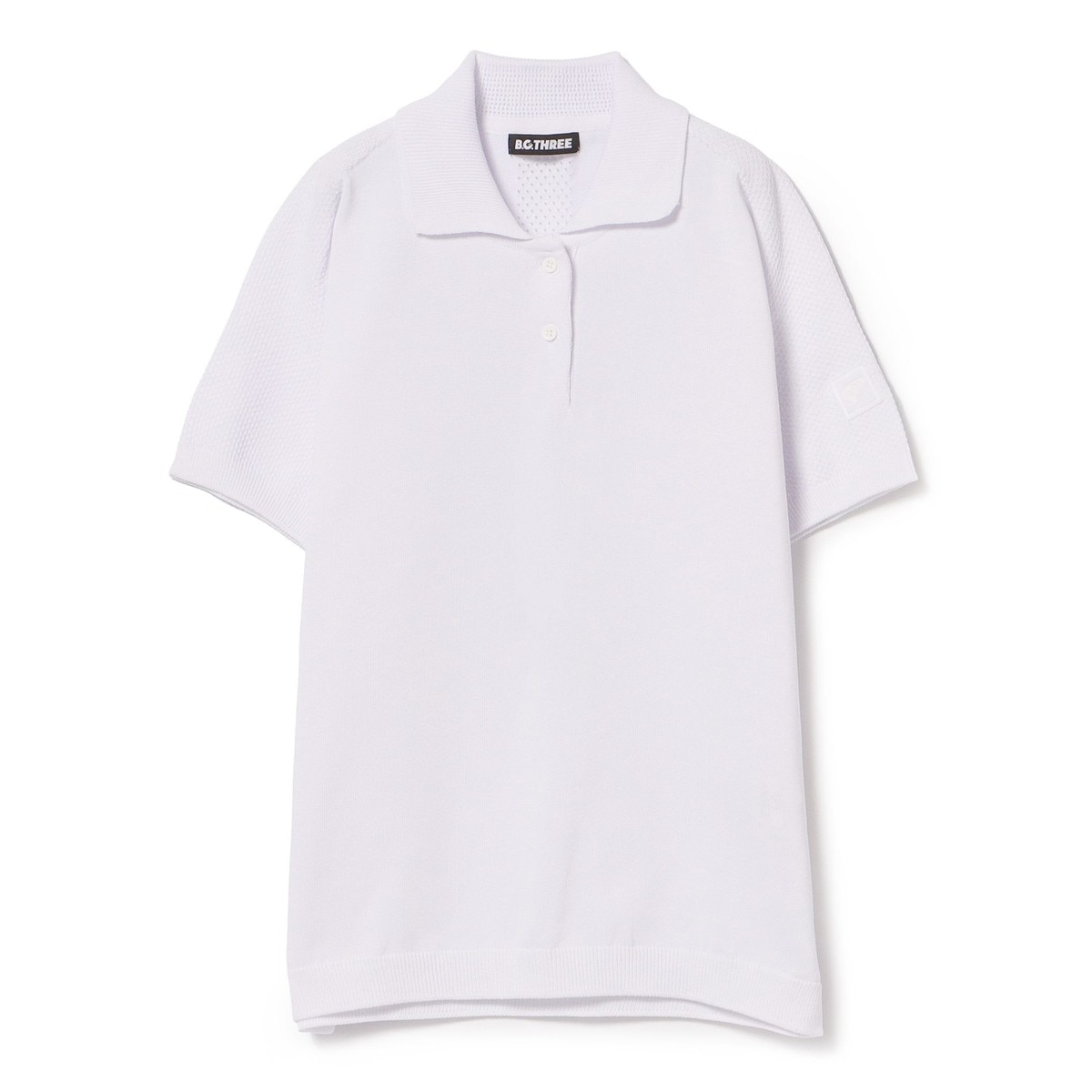 B.G.THREE ALL-TIME ニットポロシャツ レディス(半袖シャツ