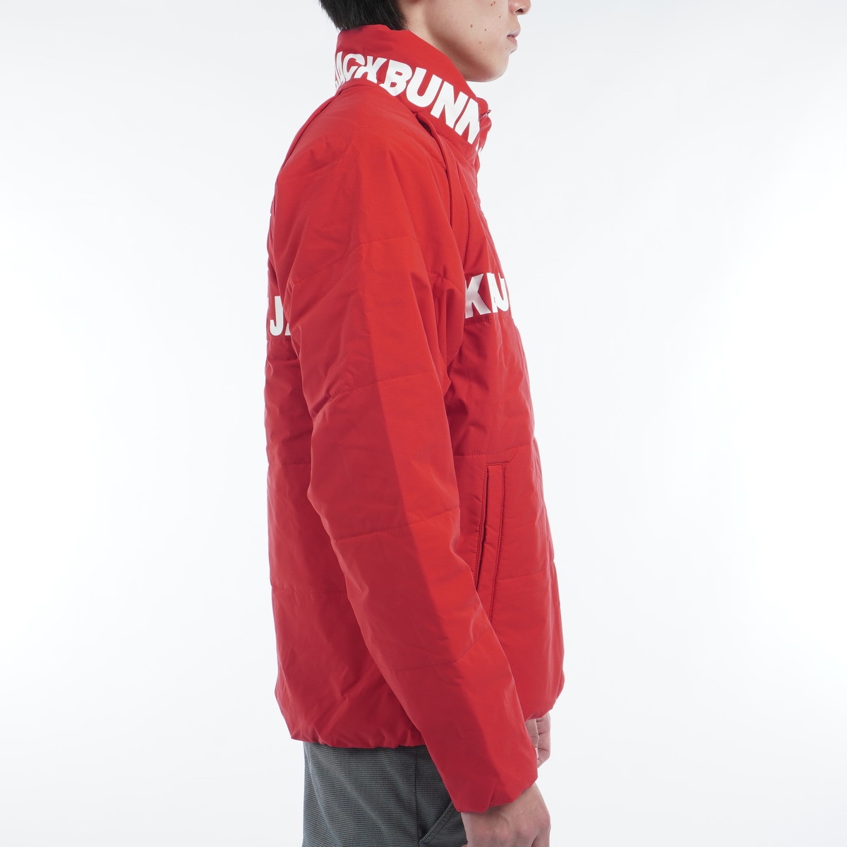 セール・アウトレット】ストレッチタフタ 中綿袖着脱2WAYブルゾン