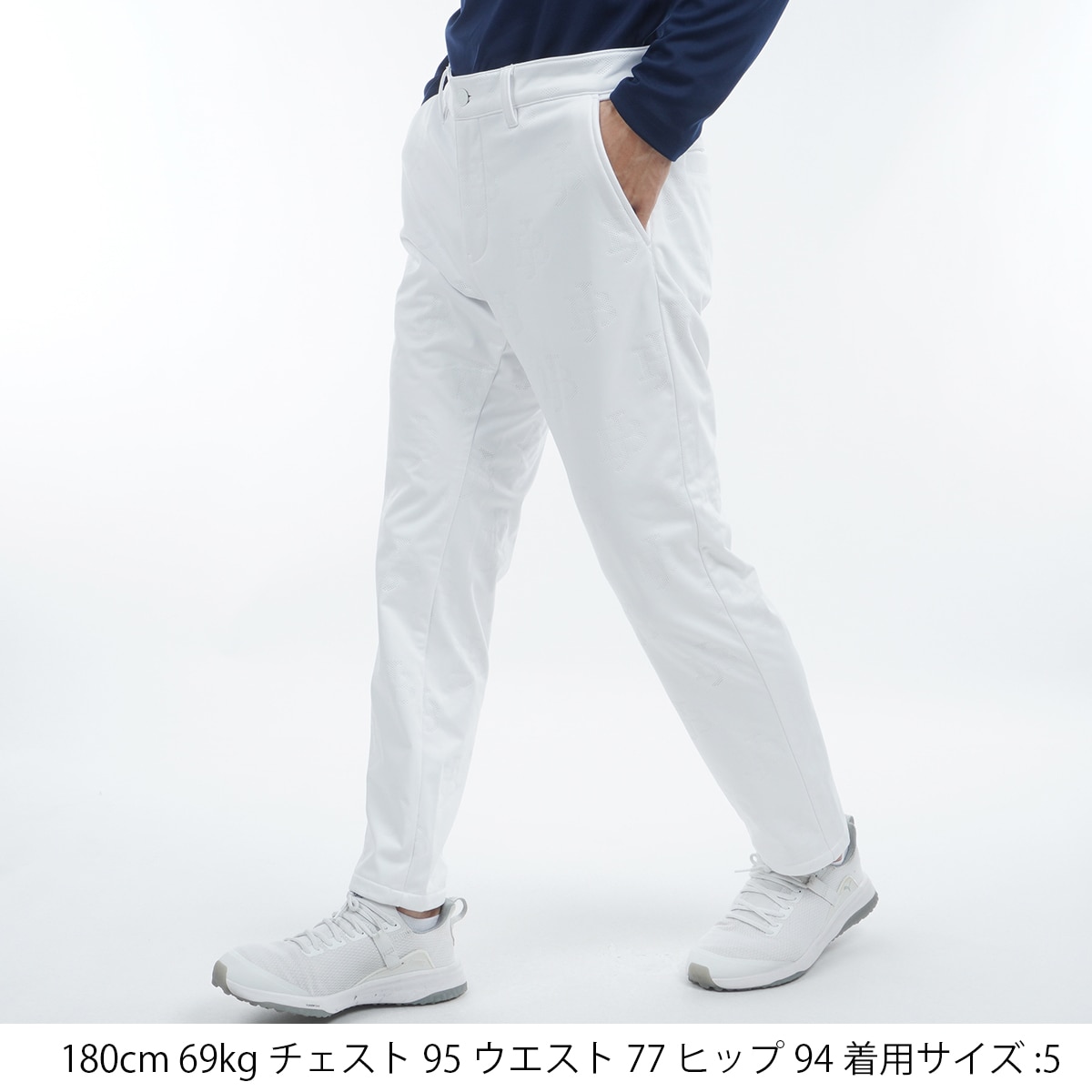 新品 ジャックバニー ピンソニック裏フリース 防風テーパードパンツ(5