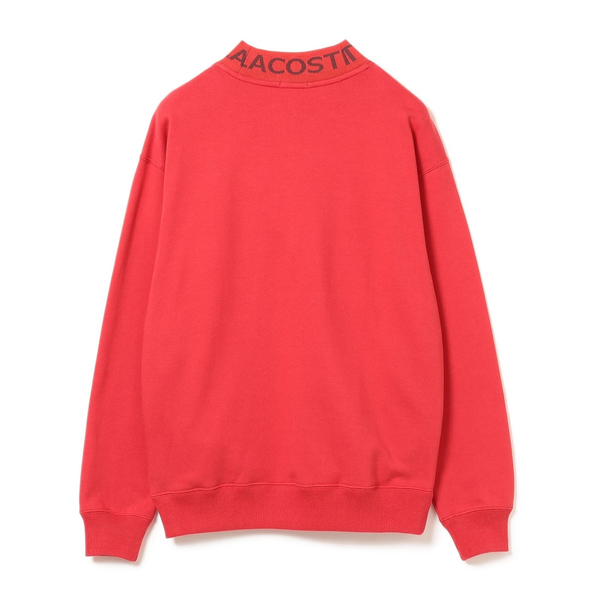 Lacoste for BEAMS GOLF 別注 ロゴ モックネック スウェット