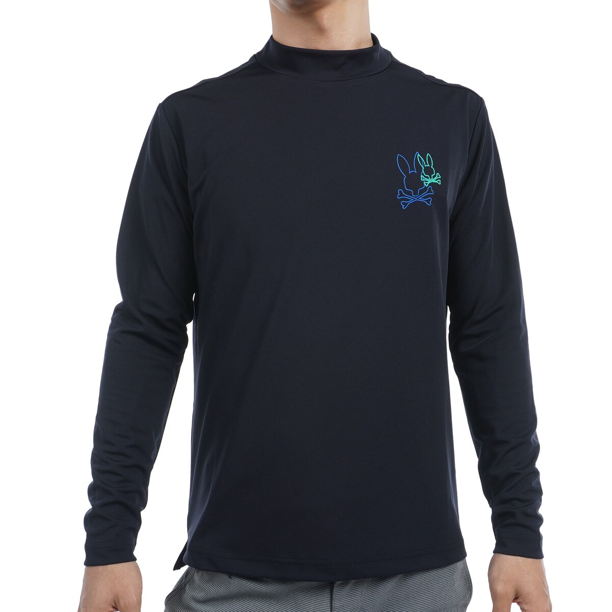 CPGGOLF モックネック　メッシュ　ブラック タイトフィットモックネック -ブラック – monzee