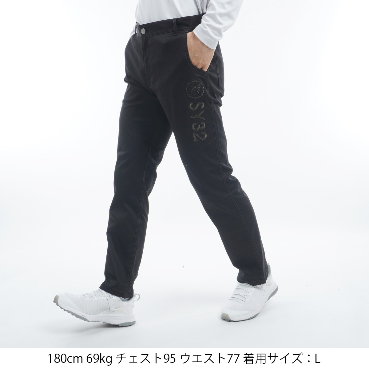SY32 by SWEET YEARS 5ポケットストレッチパンツ 6ap SY32 by SWEET YEARS 大きいサイズ 5ポケットストレッチパンツ
