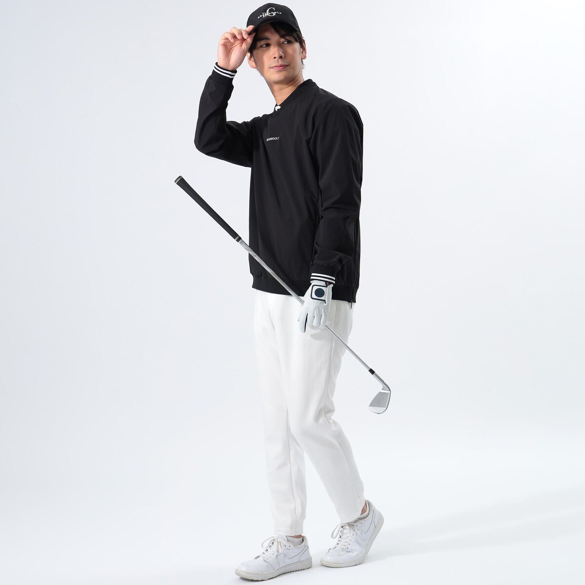 極美品■BEAMS GOLF ビームスゴルフ ダンボールニット 裾リブパンツ■Ｌ ORANGE LABEL ダンボールニット リブパンツ(ロングパンツ)|BEAMS GOLF