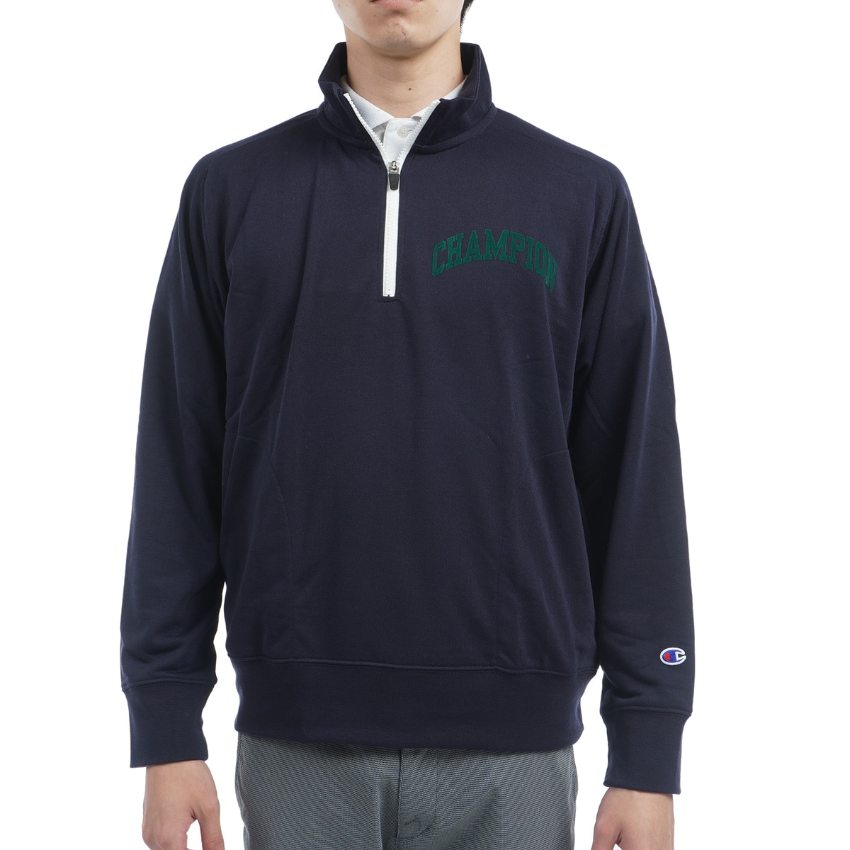 Local Golf　スナップスウェット Medieval Embroidered SNAP SWEAT BLACK – Local GOLF