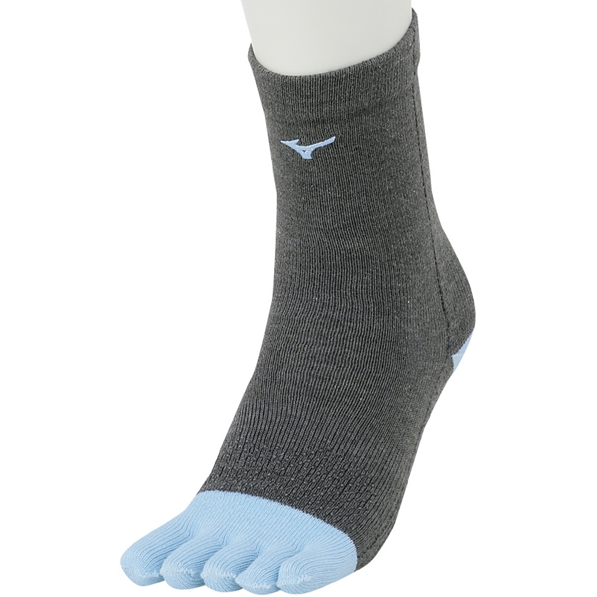 ブレスサーモ 5本指ミドルソックス(靴下)|MIZUNO(ミズノ) E2JXB504の