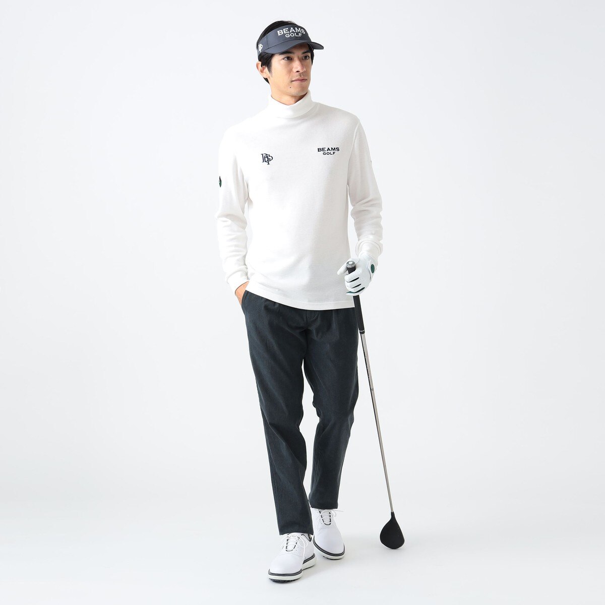 PUPLE LABEL トリコットコーデュロイ ストレッチパンツ(ロングパンツ