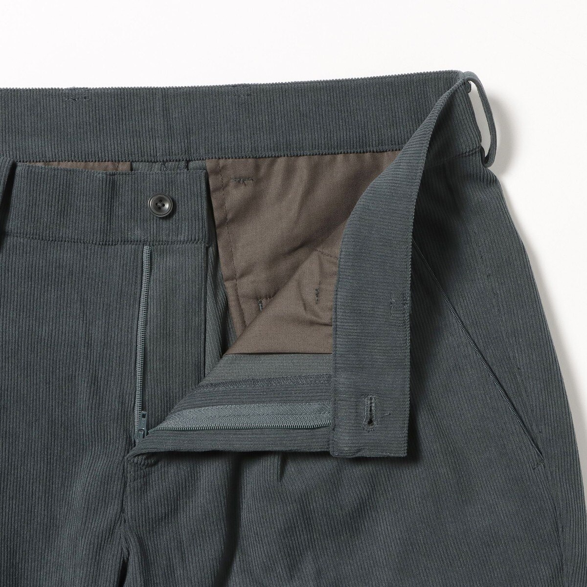 PUPLE LABEL トリコットコーデュロイ ストレッチパンツ(ロングパンツ
