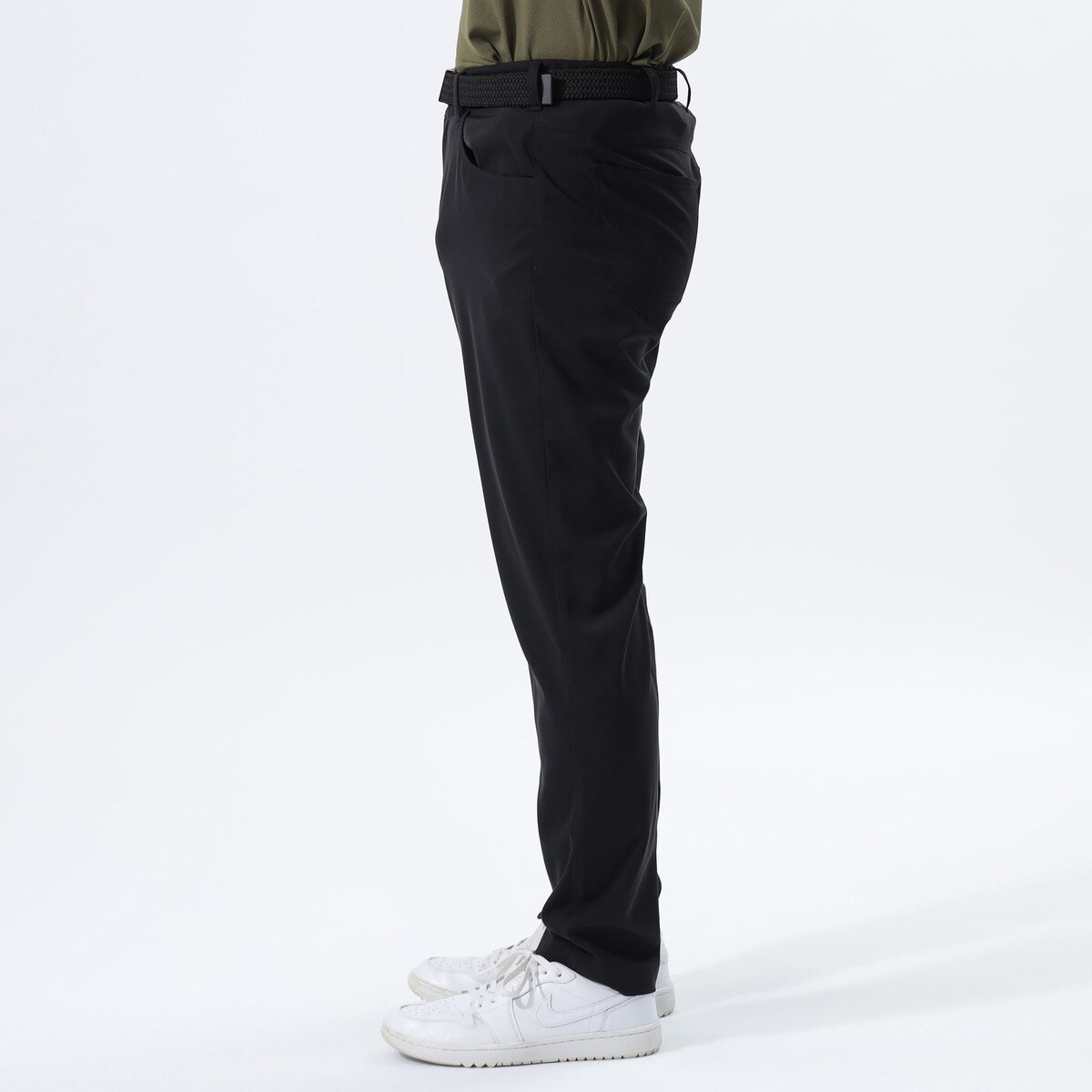 【伸縮性】ORANGE LABEL ロゴジップ ナローパンツ　　ブラック　XL BEAMS GOLF（ビームス ゴルフ）ORANGE LABEL / ロゴジップ ナロー5