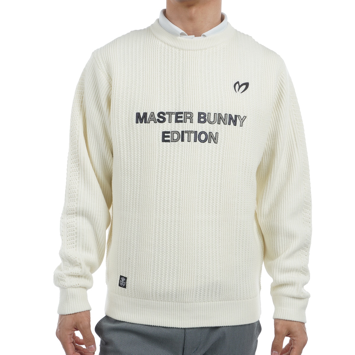 MASTER BUNNY EDITION サイドロゴ ジャガードニット
