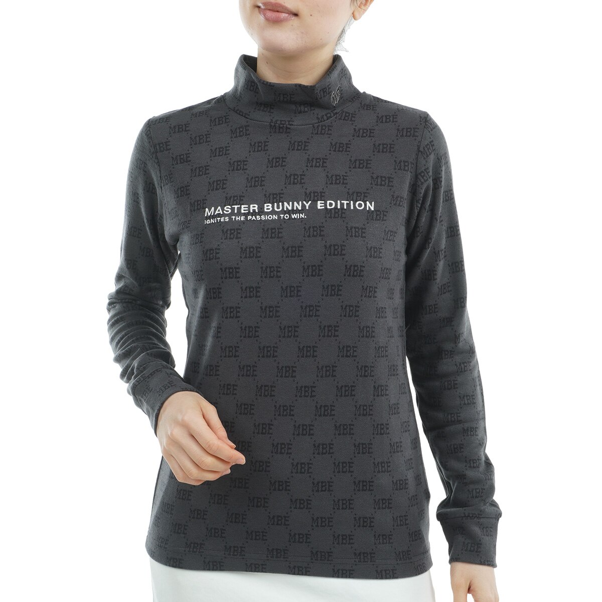 MASTER BUNNY EDITION ブラックポロワンピース レインワンピース