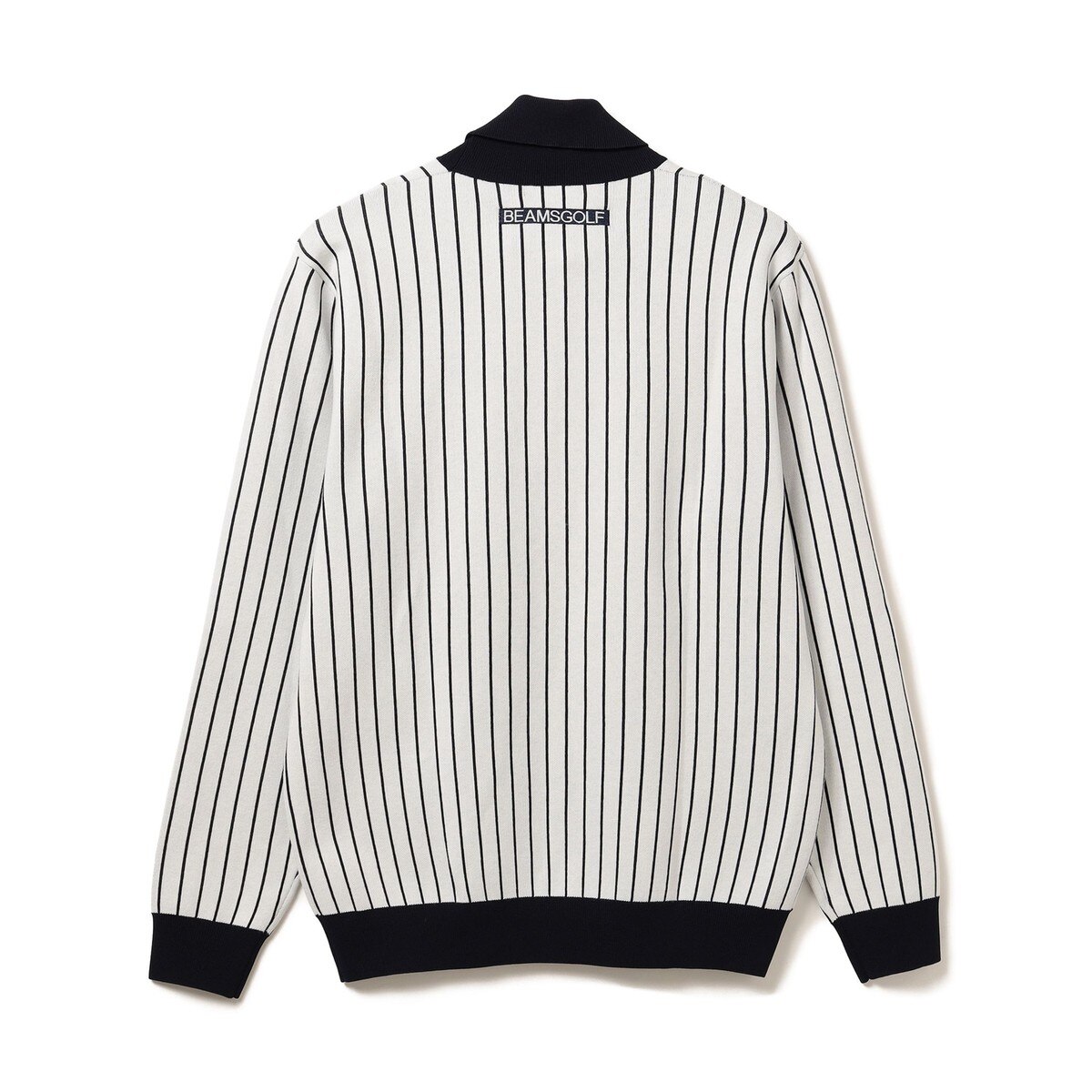 ORANGE LABEL ストライプ タートルネックニット(中間着(セーター