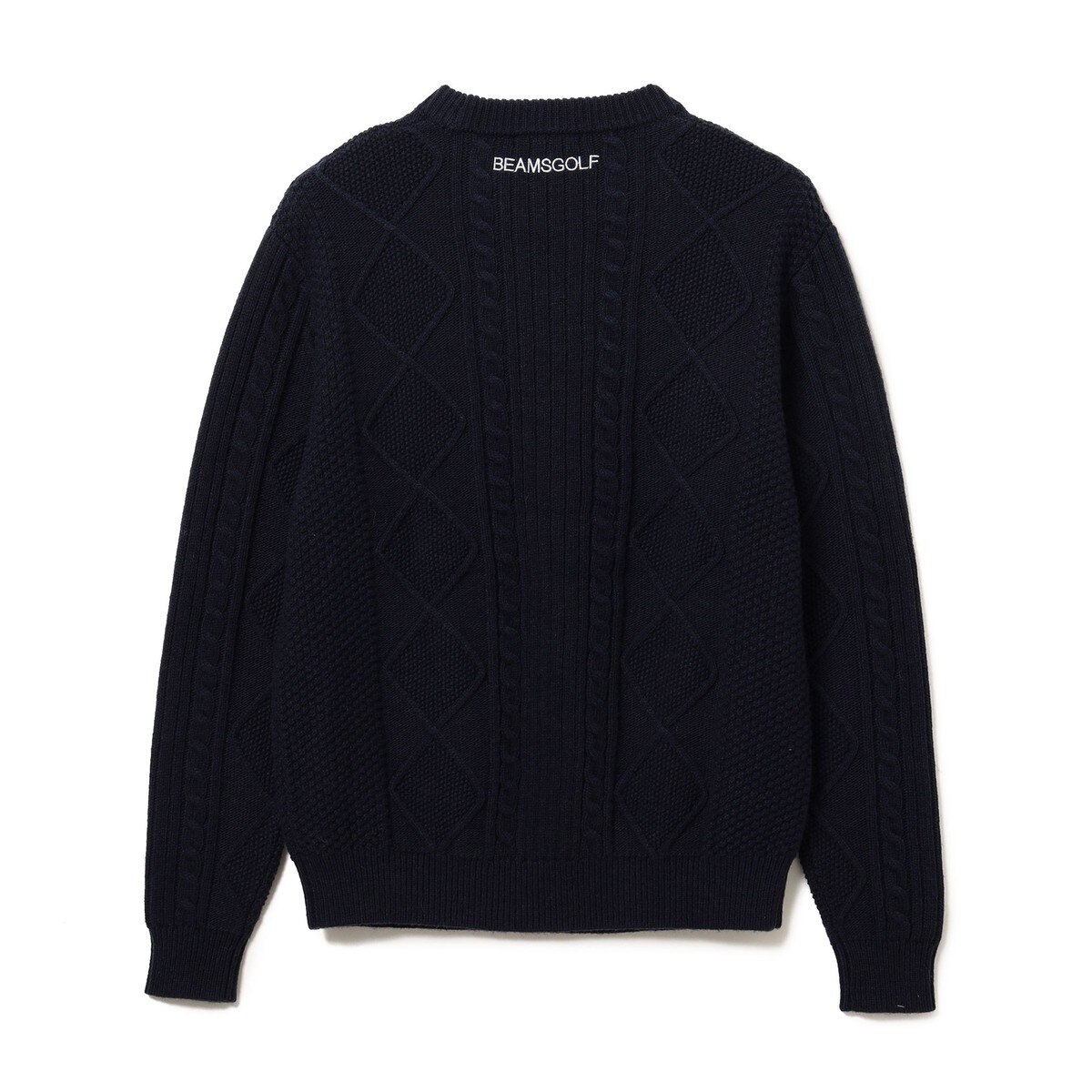ORANGE LABEL 地球ロゴ ジャカードニット(中間着(セーター、トレーナー