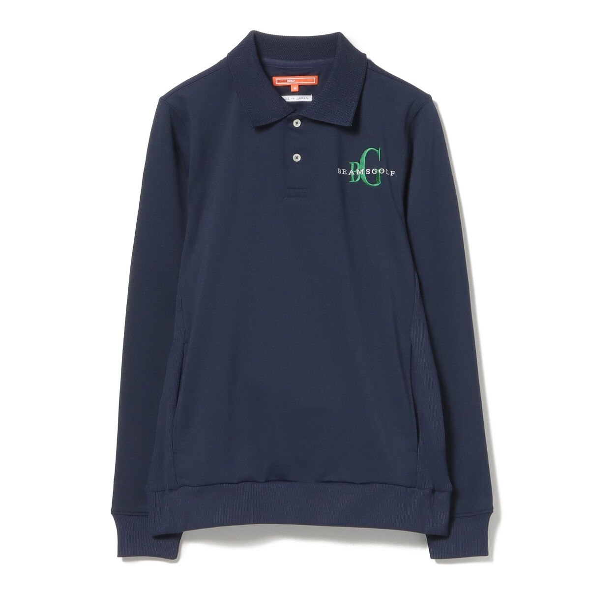 新品タグ付きBEAMS GOLF 襟裏 ジャカード プルオーバー シャツ M BEAMS GOLF（ビームス ゴルフ）〈WOMEN〉ORANGE LABEL / 襟裏ジャ