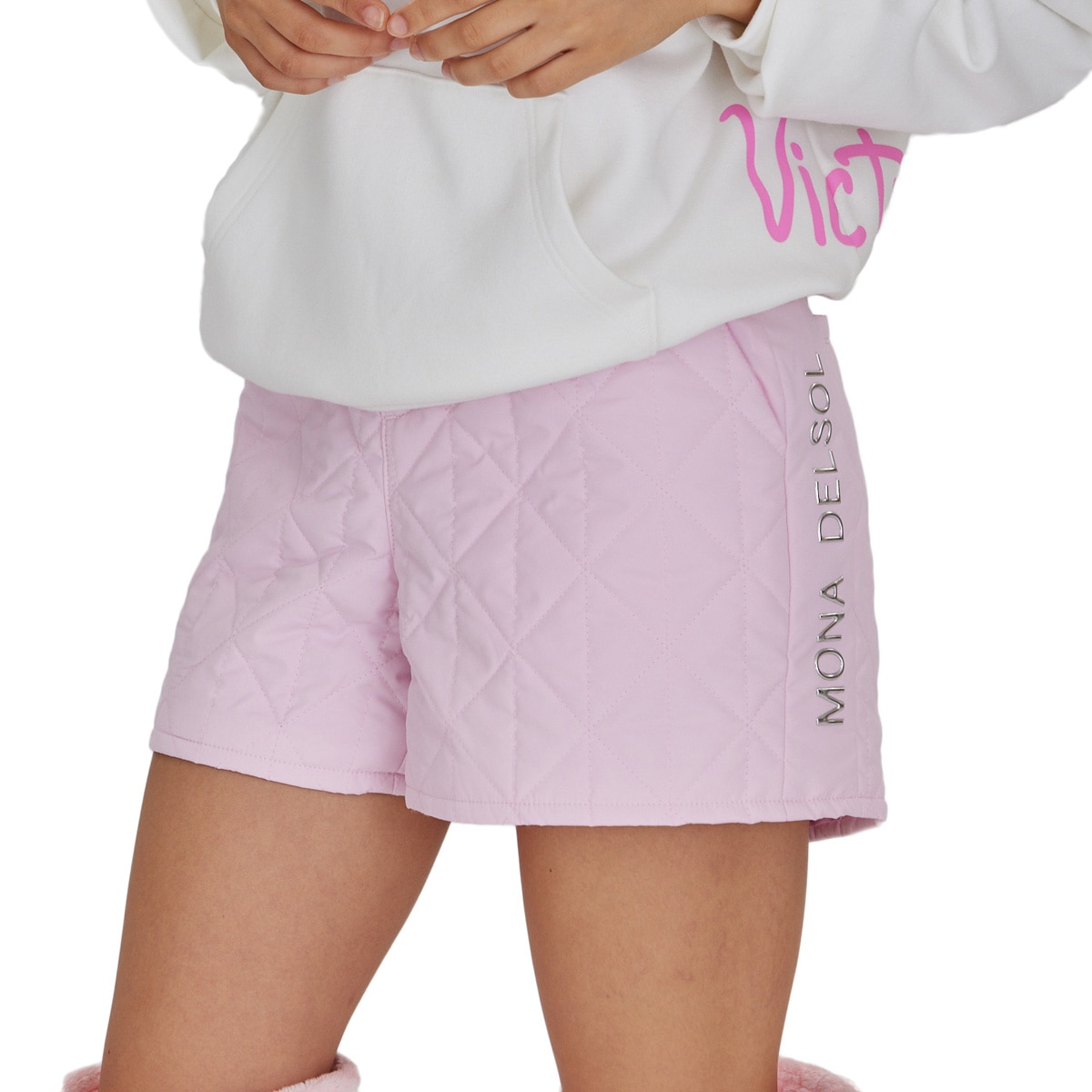 キルティングショートパンツ レディス(ハーフパンツ)|DELSOL GOLF