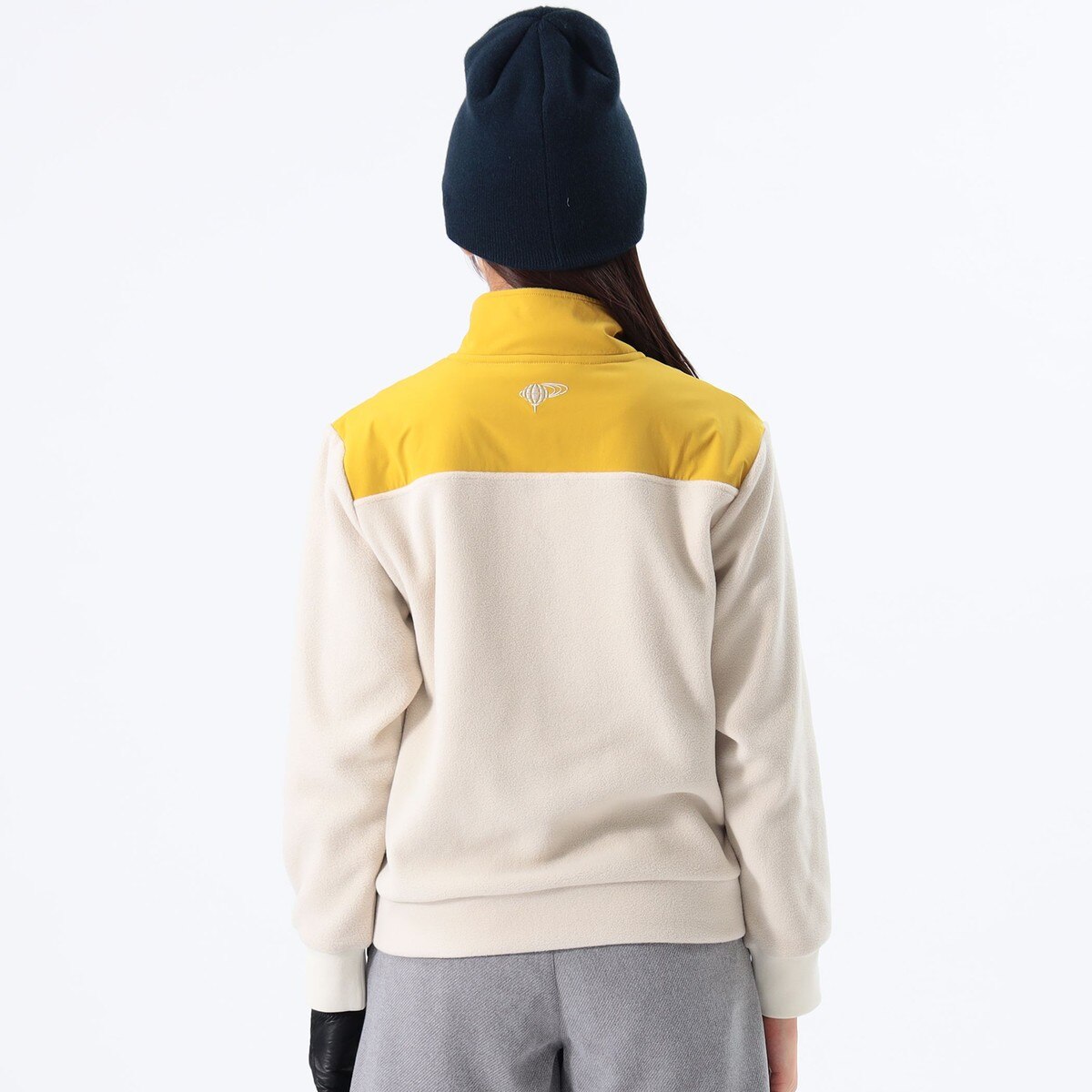 ORANGE LABEL ボアフリース ハーフジップ プルオーバー レディス(中間