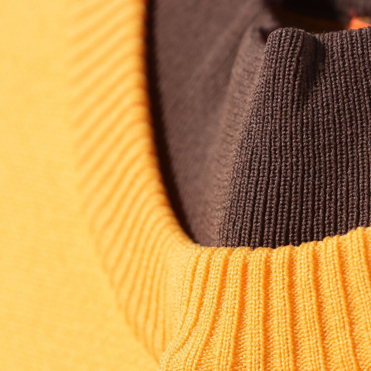 ORANGE LABEL フェイク レイヤード モックネック ニット(中間着