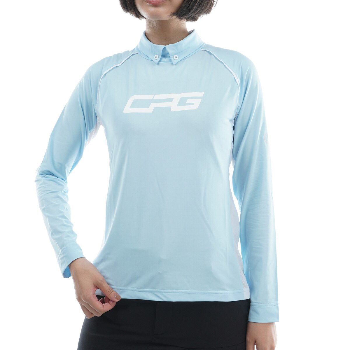 CPG GOLF ブルー 長袖シャツ サイズ2 CPG GOLF ブルー 長袖シャツ サイズ2