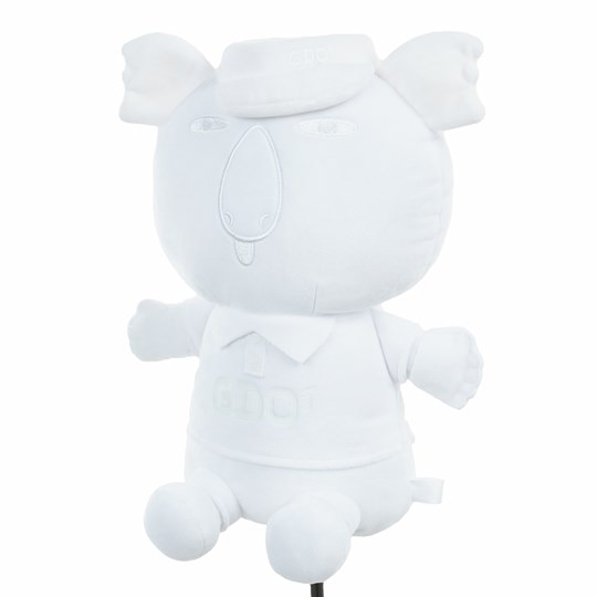 GDO 10周年記念ホワイトver スコアラ ヘッドカバー DR用