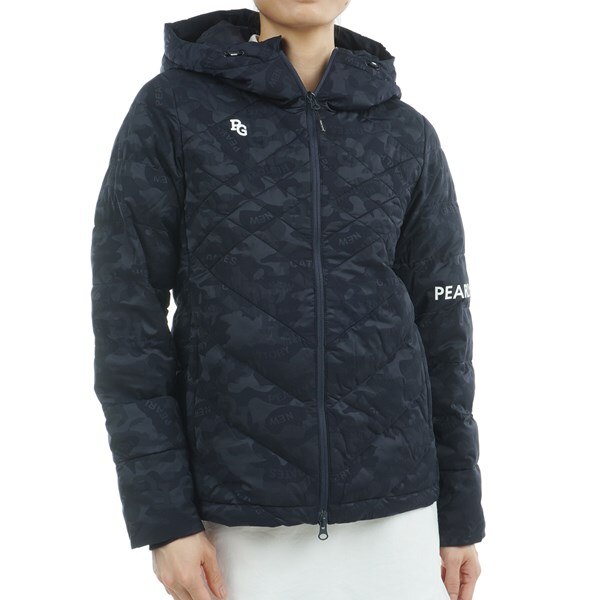 ストレッチ カモフラジャカード フルジップブルゾン レディス(アウター 