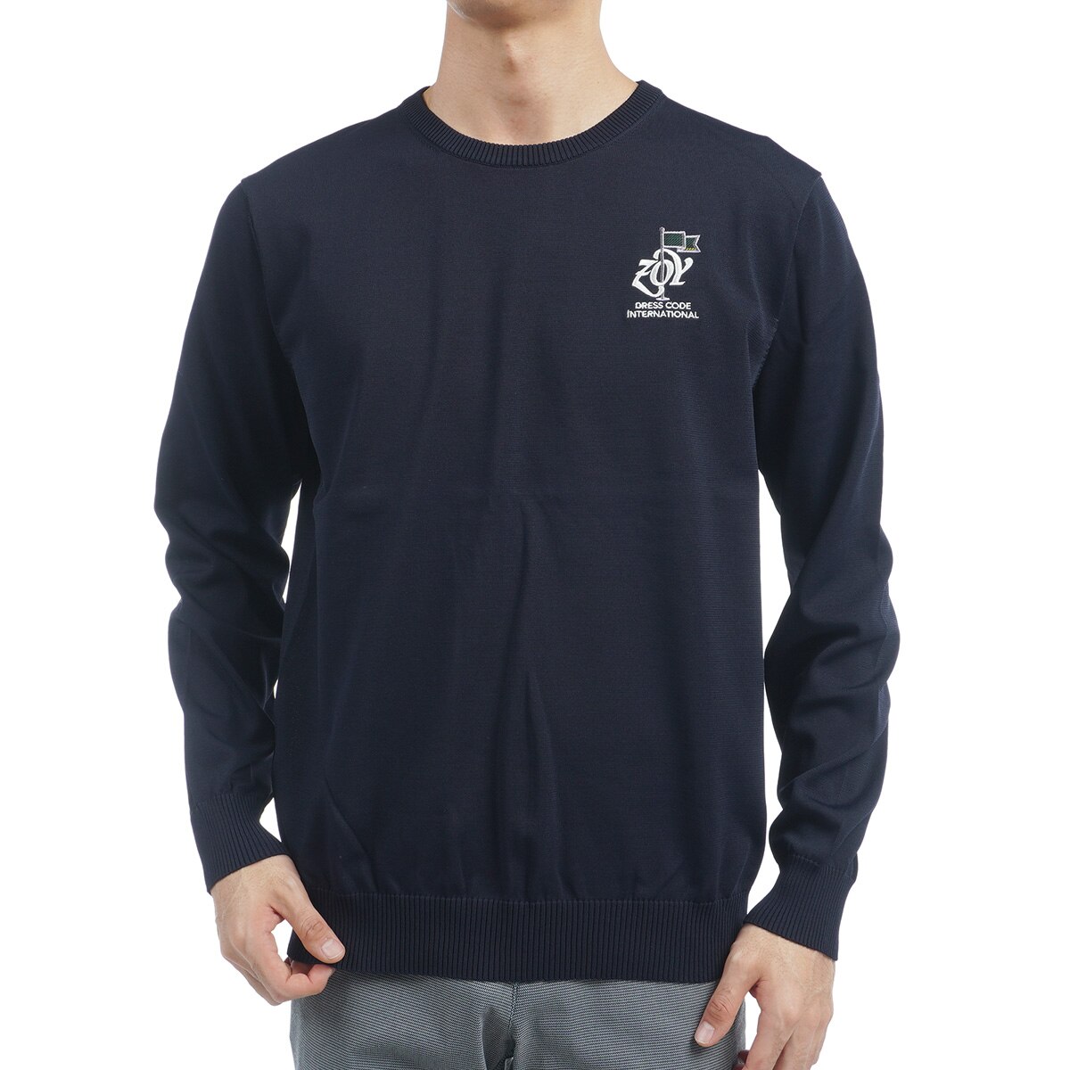 新品タグ付 近年新作 Local GOLF 肉厚 ニット セーター メンズM