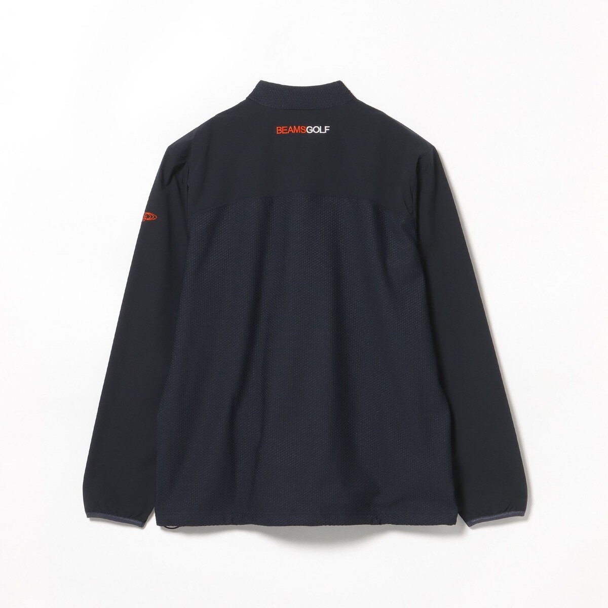 ORANGE LABEL USロゴ ショルダージップ ストレッチピステ(長袖シャツ