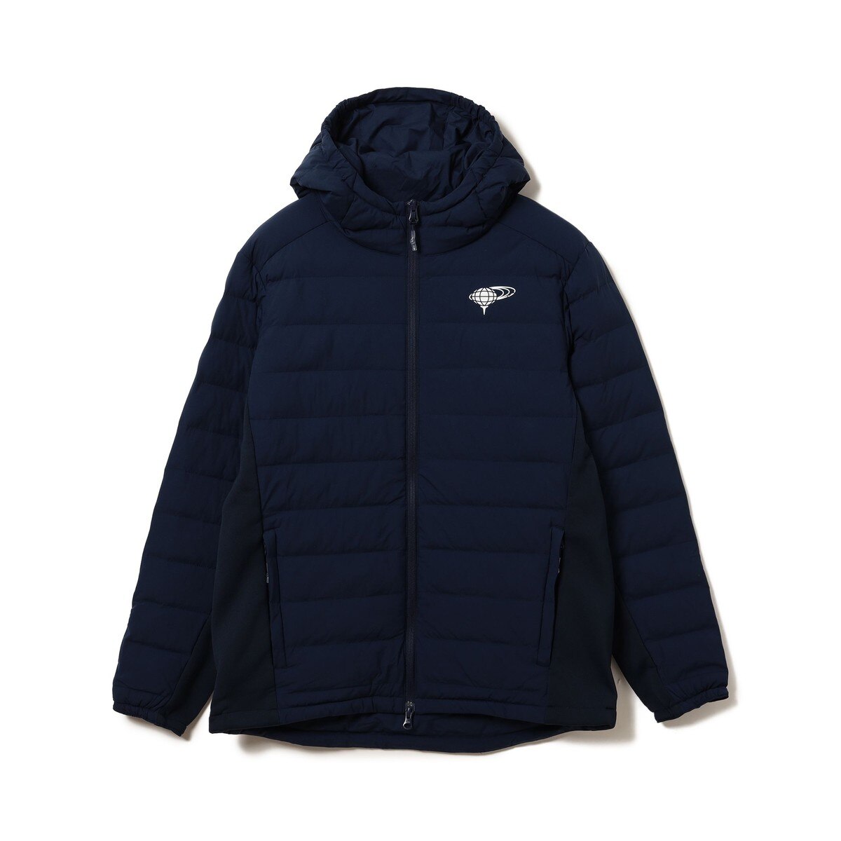 BEAMS GOLF PRIMALOFTパディングジャケット ビームスゴルフ ORANGE LABEL ハイブリッド パディング フーディー(アウター(ブルゾン