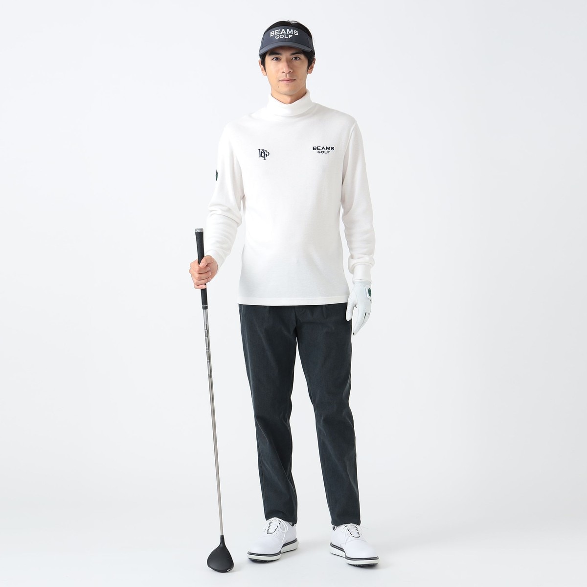 の*た様 BEAMS GOLF スフィダンテ タートルネックシャツ　ビームスゴル PURPLE LABEL スフィダンテ タートルネックシャツ(長袖シャツ
