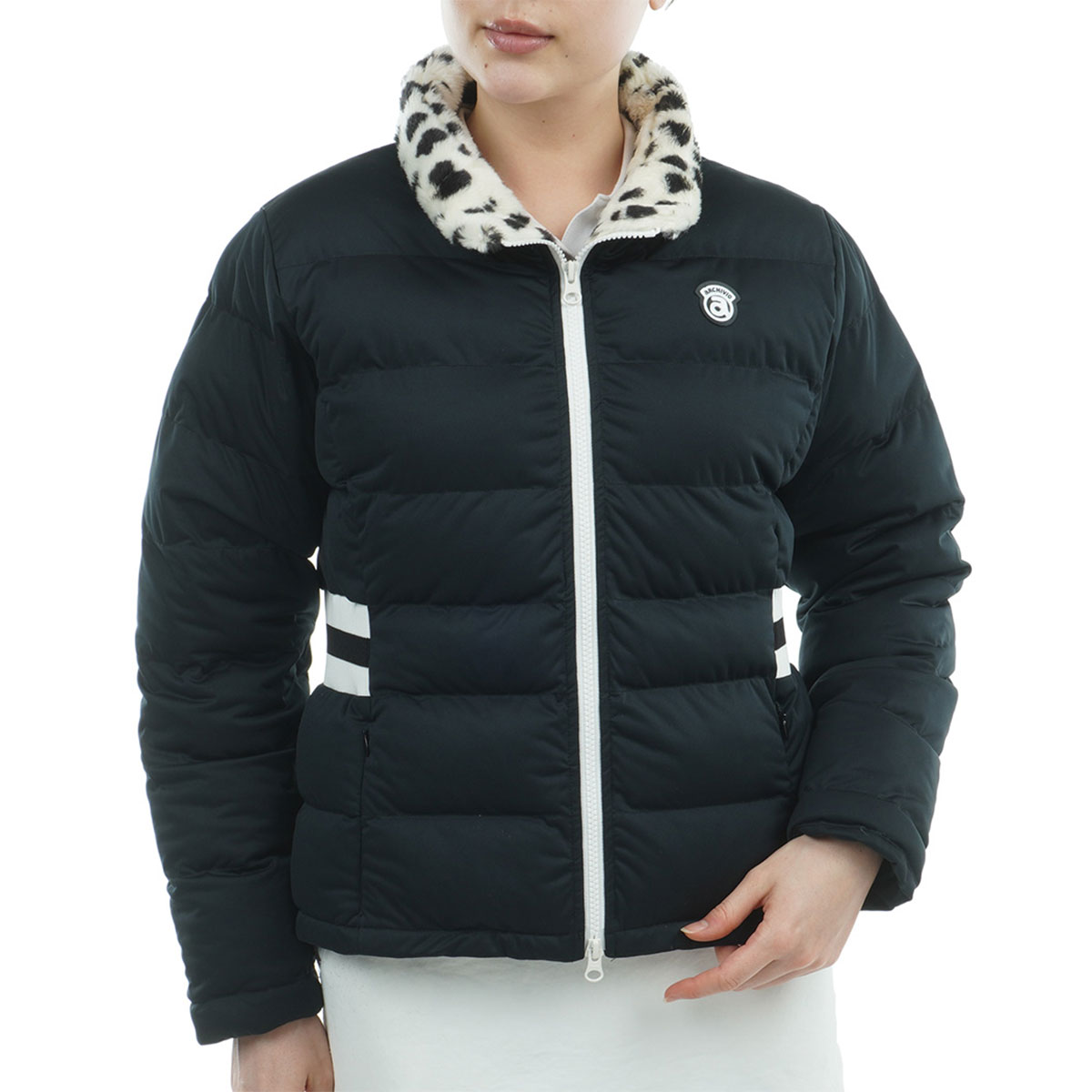 アルチビオ【新作】2024年秋冬 ハイネックロゴニットワンピース¥49,500