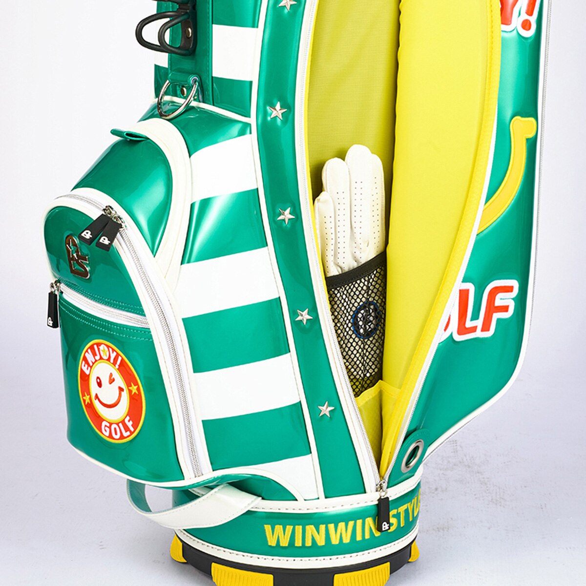 ゴルフバッグ・キャディバッグ WIN WIN STYLE  ENJOY GOLF Amazon | WINWIN STYLE(ウィンウィンスタイル) 鳳凰 NEW Gold