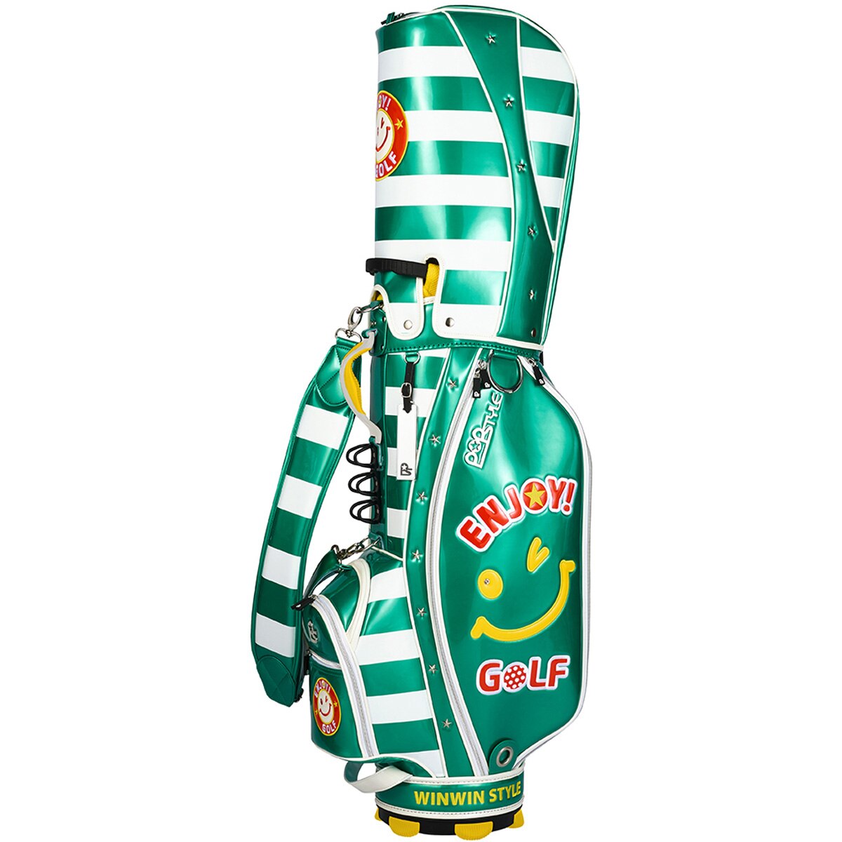 GOLF DIGEST ゴルフバッグ ENJOY GOLF Pearl キャディバッグ(【男性】キャディバッグ