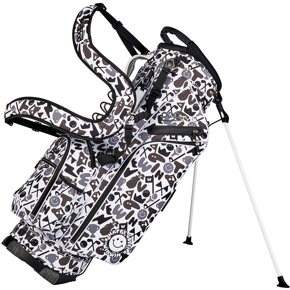 HAPPY GOLF スタンドキャディバッグ(【男性】キャディバッグ)|ウィン