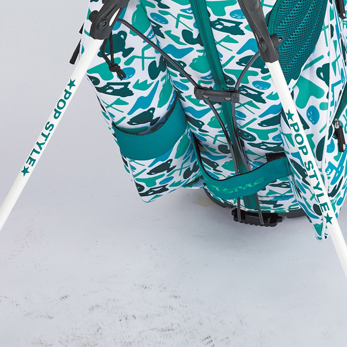 WINWIN GOLF ハッピーゴルフ スタンドキャディバッグ ミントグリーン WINWIN STYLE（ウィンウィンスタイル） CB-165 ハッピー ゴルフ