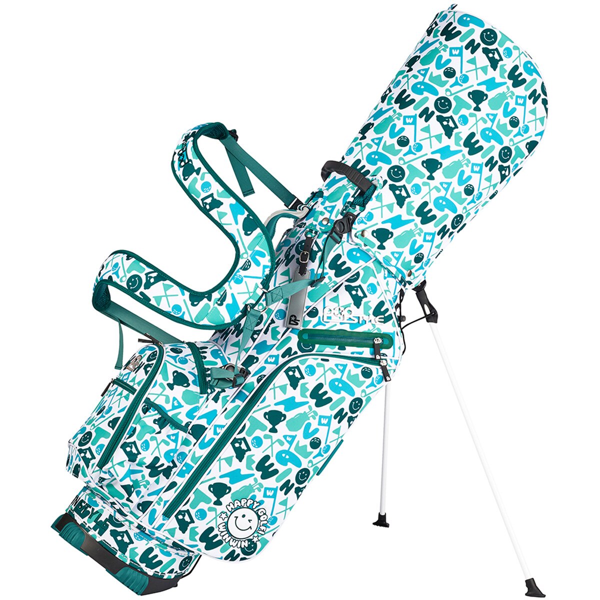 HAPPY GOLF スタンドキャディバッグ(【男性】キャディバッグ)|ウィン