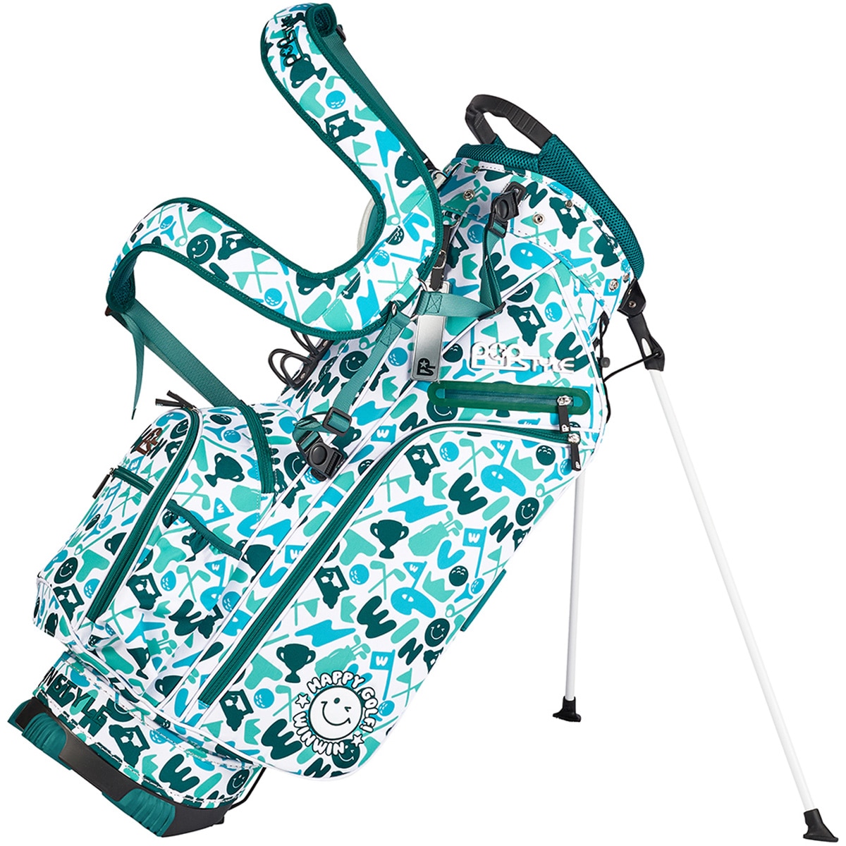 HAPPY GOLF スタンドキャディバッグ(【男性】キャディバッグ)|ウィン
