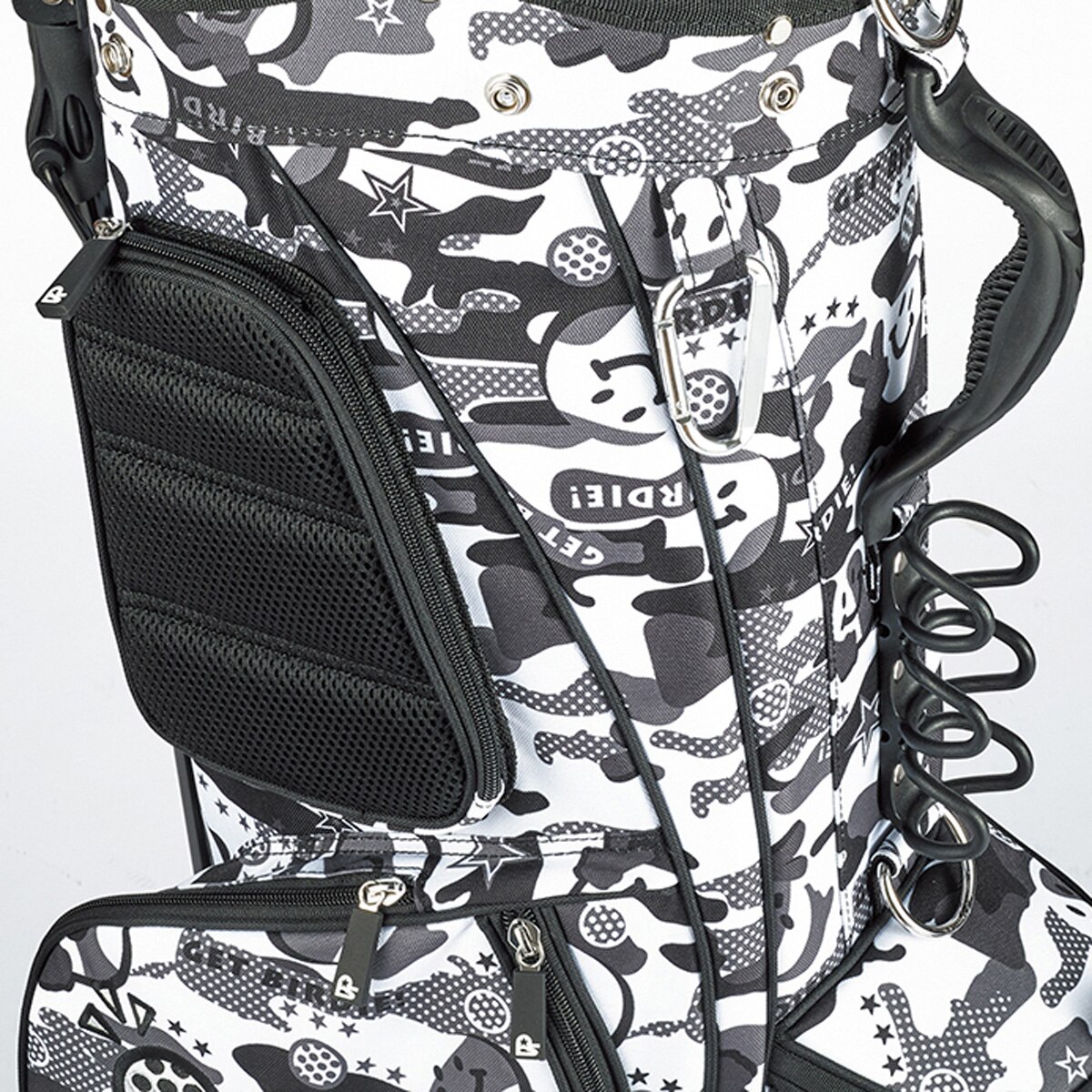 GET BIRDIE！カモ スタンドキャディバッグ(【男性】キャディバッグ