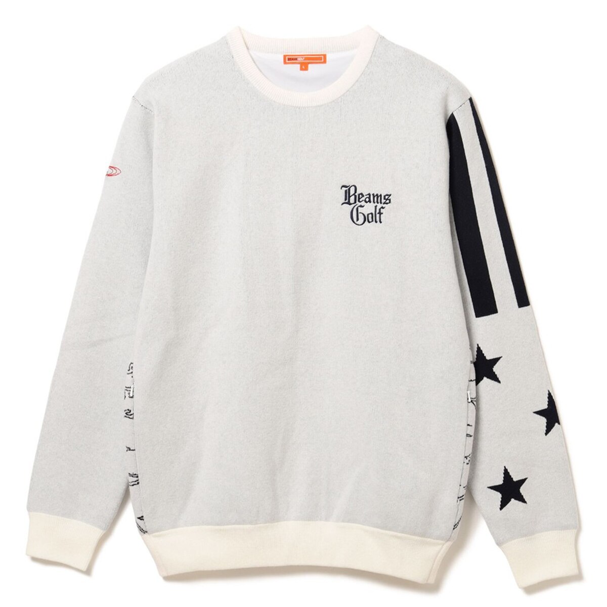 ORANGE LABEL エアシャット 裏付きUSフラッグ ニット(中間着 ORANGE LABEL エアシャット 裏付きUSフラッグ ニット(中間着